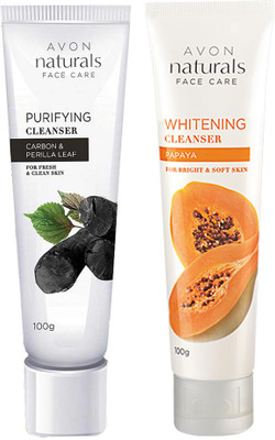 

Avon Naturals Cleanser Combo (carbon & papaya)(200 g)