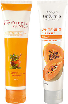 

Avon Naturals Cleanser Combo (ayurvedic & papaya)(200 g)