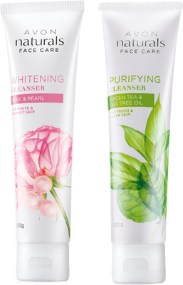 

Avon Naturals Cleanser Combo (rose-pearl & tea tree)(200 g)