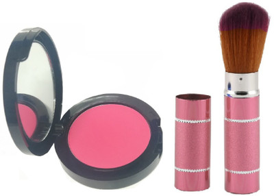 

ADJD NEW ABSOLUTE PINK GLOWING FEMININE BLUSHER WITH ULTRA SOFT BRISTLES BRUSH(Set of 2)