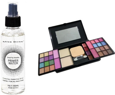 

Miss Boss fashion makeup kit and kb Photo Finish Primer Water - 150 ml combo(Set of 2)