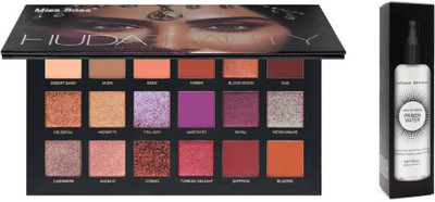 

Miss Boss hb desert dusk palette eyeshadow and kb Photo Finish Primer Water Primer - 150 ml combo(Set of 2)