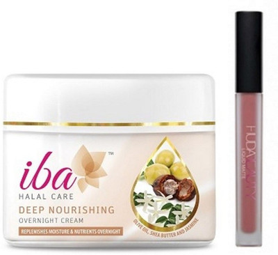 

Iba 'iba halal Care' Deep Nourishing Cream With Liquid Matte Lipstick (Set of 2)(Set of 2)