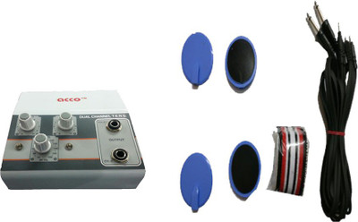 

acco combo Tens (2channel,Portable)(Economy)with Portable Ultrasound Therapy Unit (1mhz) Pain Relief Electrotherapy Device(TN01US14)