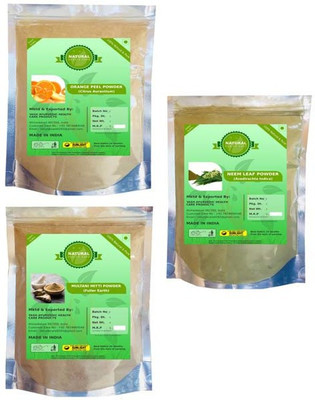 

Fedele Multani-Mitti , Orange Peel Powder ant Neem Powder For Skin care (combo of 3 pack)(600 g)