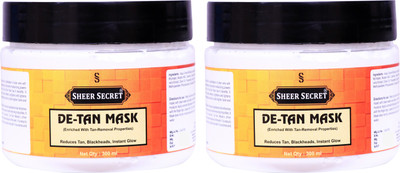 Sheer Secret De-tan Mask 300ml (Pack of 2)(600 ml)