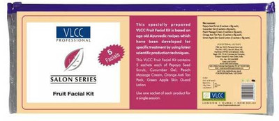 

VLCC NEW SALON SERIES FRUIT FACIAL KIT 5 FACIALS 250 g