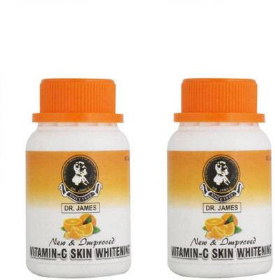 

Dr. James ENHANCE THE EFFECTIVENESS OF SKIN WHITENING BY PROVIDING A UNIQUE BLEND OF HIGHLY BIO-AVAILABLE VITAMIN C ( PACK OF 2 X 100 G )(100 g)