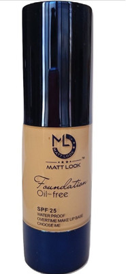 

Mattlook FOUNDATION OIL FREE, WATERPROOF, SPF 25, BY BEAUTYANDCARE Foundation(Beige)
