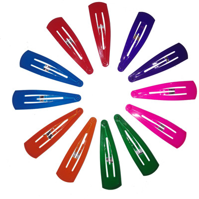 

RK Trends Tik Tak Clip ~ Kids Clip ~ Hair Clip Pack of 12 Mixed Size 1.5 Inch 12 Set Tic Tac Clip(Multicolor)
