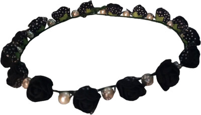 

MorningGlory Black Tiara for Girls/Women Hair Band, Head Band(Black)