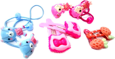 

OBEROI TINY BANTAM Hair Clip, Rubber Band(Multicolor)