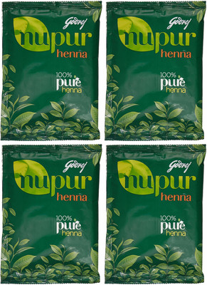 

Godrej Nupur Henna - 50g (Pack of 4) Hair Color(Black)