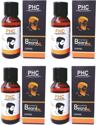 

PHC Nourishing Coffee Beard Oil (60 ml) - Pack of 4 Hair Oil(60 ml)