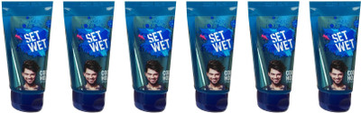 Set Wet COOL HOLD PACK OF 6 Hair Gel(50 ml)