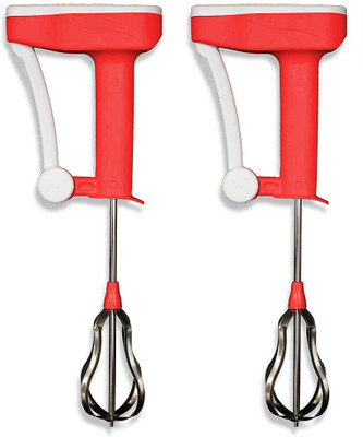 iTronix Butter Milk, Milk Shake, Egg Beater, Lassi, Dal 0 W Hand Blender, Electric Whisk, Stand Mixer(Red)