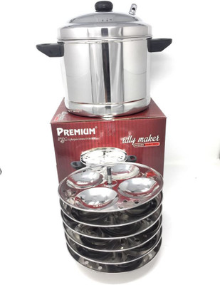 

Premium 6-Plates Idly Cooker Induction & Standard Idli Maker(6 Plates , 24 Idlis )