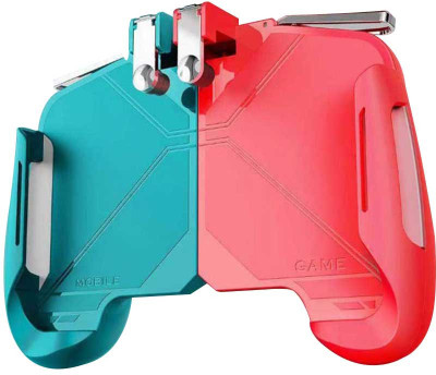 

LIFEMUSIC Controller Joystick With Sensitive Shoot/Aim Buttons L1R1 PUBG Trigger(Gamepad+Mobile Holder+Trigger) Gaming Accessory Kit(Sky Blue, Pink, For Android, iOS)