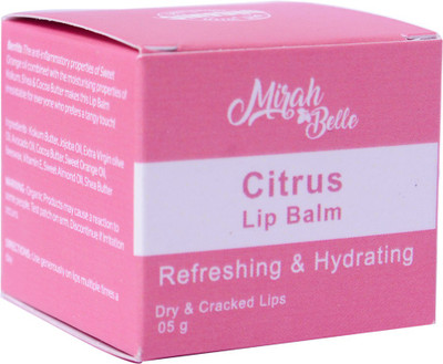 

Mirah Belle Citrus Lip Balm Citrus(Pack of: 1, 5 g)
