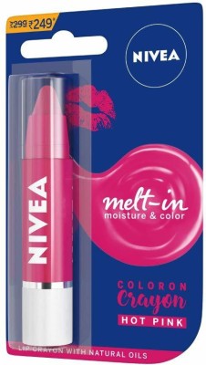 

Nivea Original Coloron Lip Crayon Hot Pink, 3g(Pink)