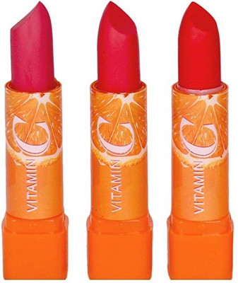 

NYN Multi Color Vitamin c lipstick set of 3(Multi)