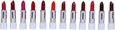 

fivme Moisturizing Effect Matte Lipstick - Set Of 12PCS(( LIGHT MATT ))