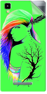 Snooky Panasonic Eluga A2 Mobile Skin(Green)