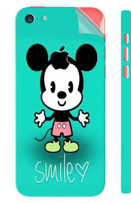 Snooky Apple iPhone 5c Mobile Skin(Green)