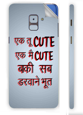 Snooky Samsung Galaxy A8 Plus Mobile Skin(Blue)