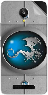 Snooky Lava Iris X1 Selfie Mobile Skin(Blue)