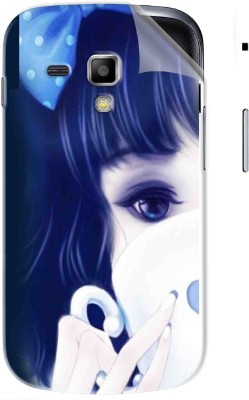 Snooky Samsung Galaxy S Duos Mobile Skin(Blue)