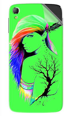 Snooky Panasonic Eluga Switch Mobile Skin(Green)