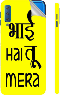 Snooky Samsung Galaxy A7 2018 Edition Mobile Skin(Yellow)