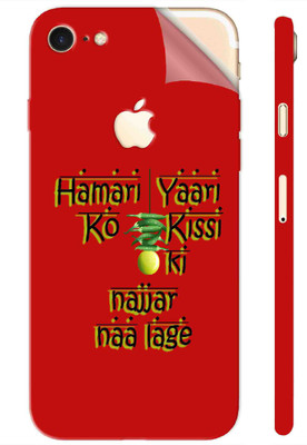 Snooky Apple iPhone 7 Mobile Skin(Red)