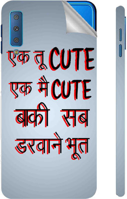 Snooky Samsung Galaxy A7 2018 Edition Mobile Skin(Blue)