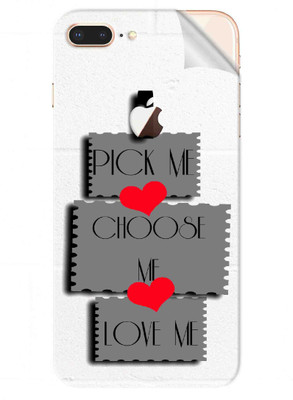 Snooky Apple iPhone 8 Plus Mobile Skin(White)
