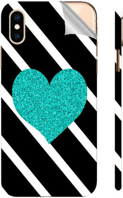 Snooky Apple iPhone XS Max Mobile Skin(Black)