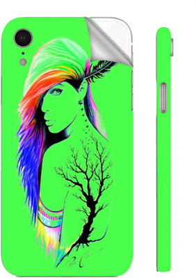 Snooky Apple iPhone XR Mobile Skin(Green)