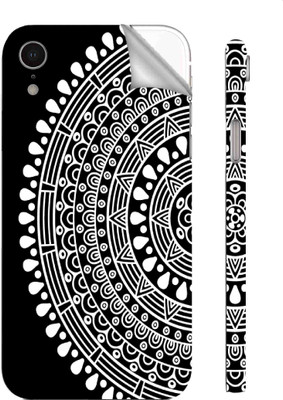 Snooky Apple iPhone XR Mobile Skin(Black)