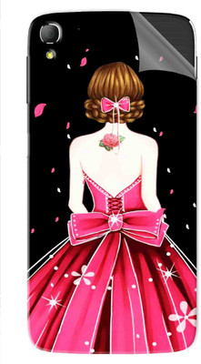 Snooky Panasonic Eluga Switch Mobile Skin(Black)