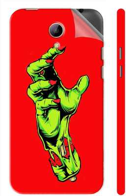 Snooky Intex Aqua 4g Plus Mobile Skin(Red)