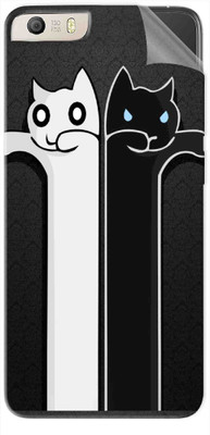 Snooky Micromax Canvas Knight 2 E471 Mobile Skin(Black)