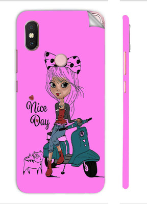 Snooky Mi Redmi Y2 Mobile Skin(Pink)