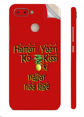 Snooky Mi Redmi 6 Mobile Skin(Red)