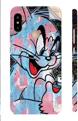 Snooky Mi Redmi 6 pro Mobile Skin(Blue)