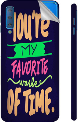Snooky Samsung Galaxy A7 2018 Edition Mobile Skin(Black)