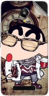 Snooky Lava Iris X1 Selfie Mobile Skin(Brown)