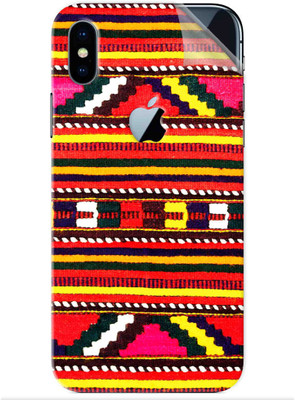 Snooky Apple iPhone X Mobile Skin(Red)
