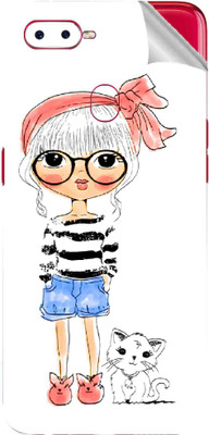 Snooky OPPO F9 Pro Mobile Skin(White)