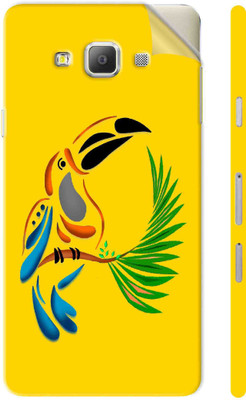Snooky Samsung Galaxy E7 Mobile Skin(Yellow)